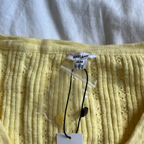 Garage knit cropped cardigan - Picture 2 of 3